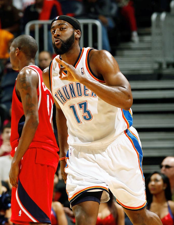 thunder james harden #13 white jersey